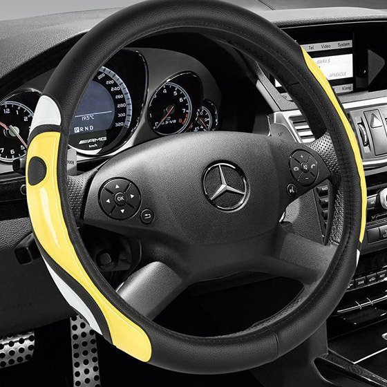 Single PVC Steering Wheel Cover